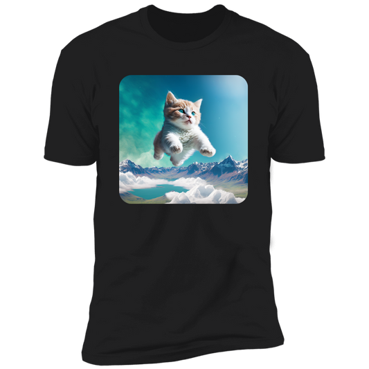 Skydiving Kitty Tee