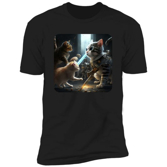 Galactic Feline Showdown Tee