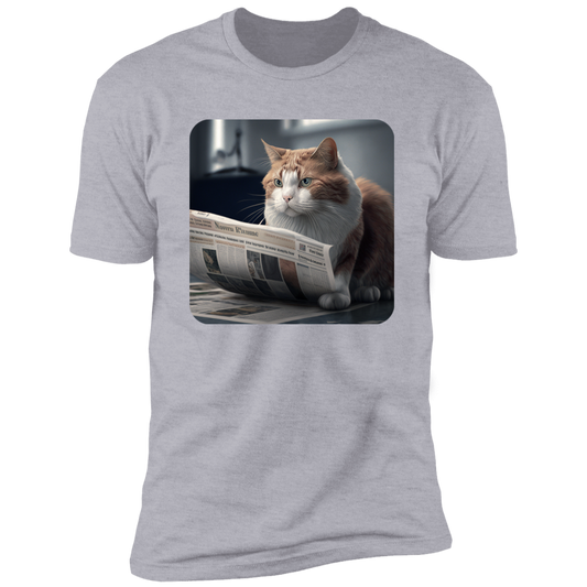 Current Events Cat Tee